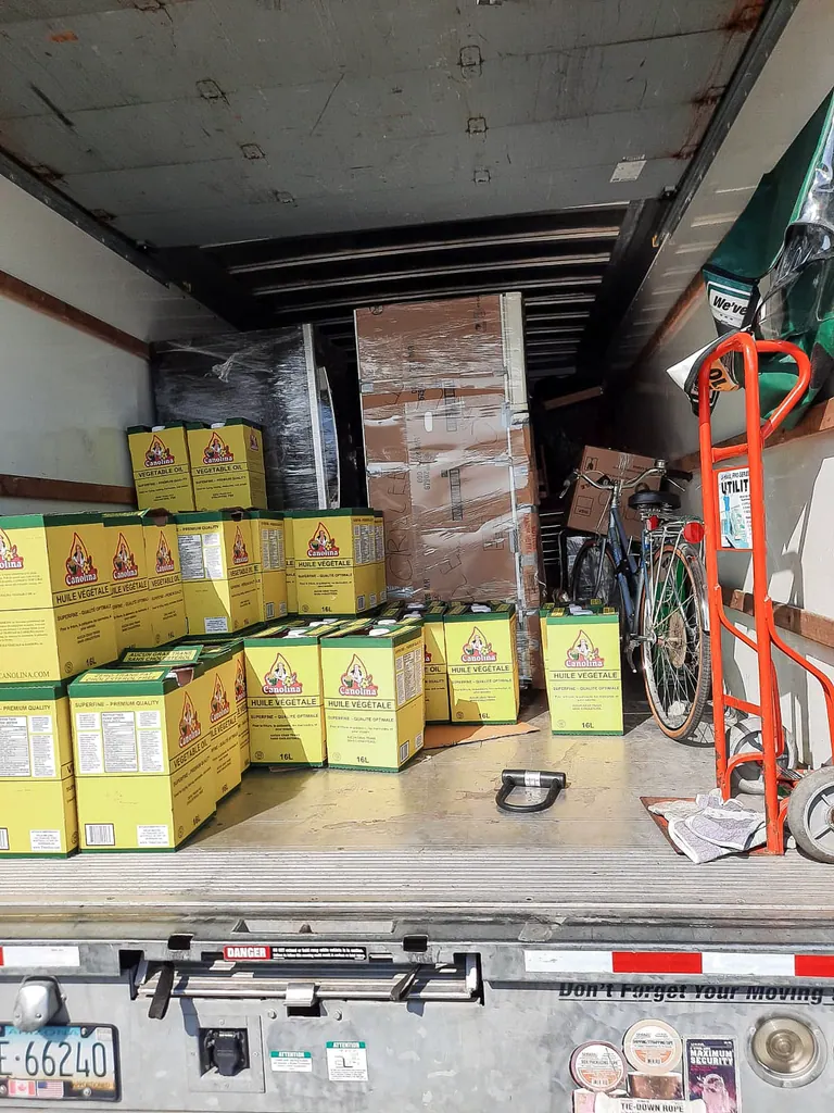 Chargement d’un camion